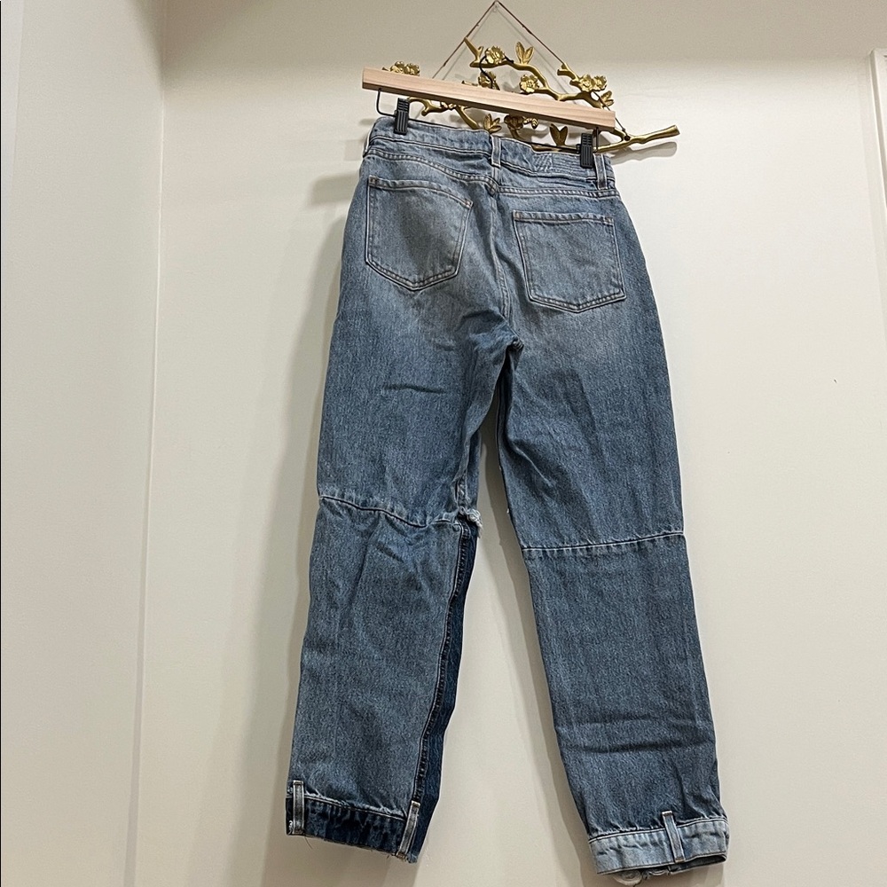 Patchwork Denim Jeans - image 6